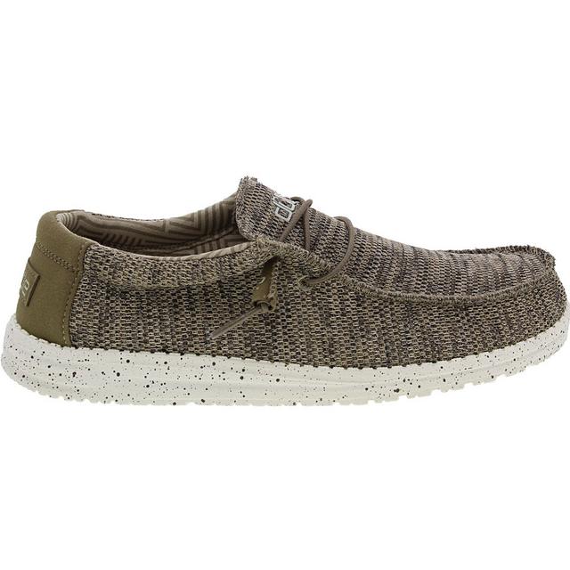 HEYDUDE Wally Sox Brown Casual Shoes in Brown color