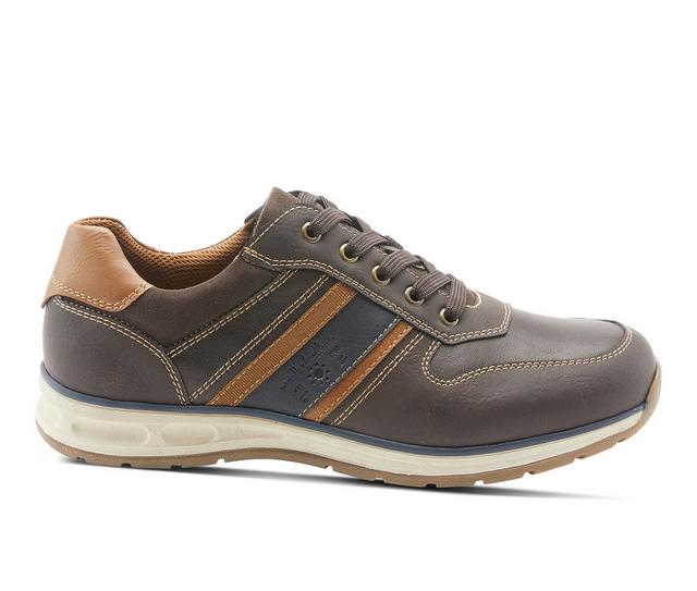 Men's SPRING STEP Vincent Fashion Sneakers in Brown color