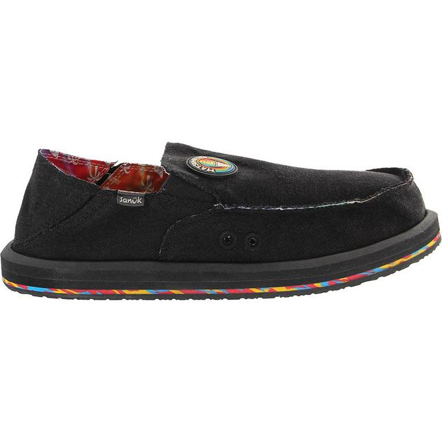 Sanuk Sidewalk Surfer ST X Dress Shoes in Black color