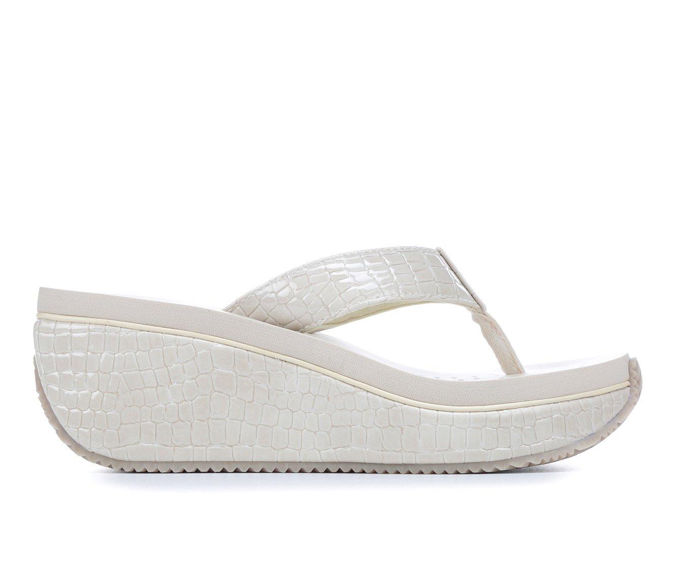 Volatile Sandali Infradito Con Zeppa Frappachino Donna – Argento, Suola EVA Ultra Comfort