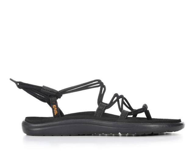 Women's Teva Voya Infinity Sandals in Black color