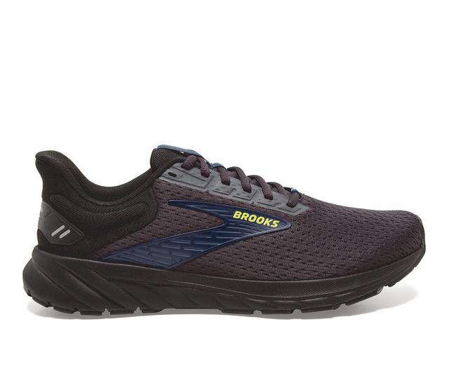 Men's Brooks Anthem 6 Running Shoes in Grey/Black color
