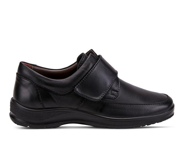 Men's SPRING STEP Cacio Casual Slip On Shoes in Black color