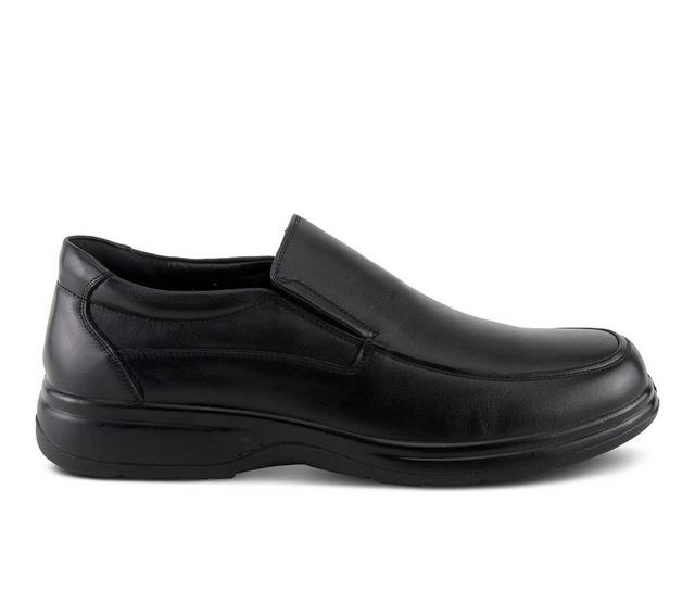 Men's SPRING STEP Devon Casual Loafers in Black color