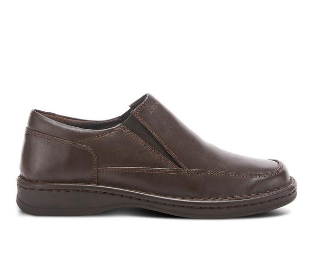 Men's SPRING STEP Enzo Casual Loafers in Brown color