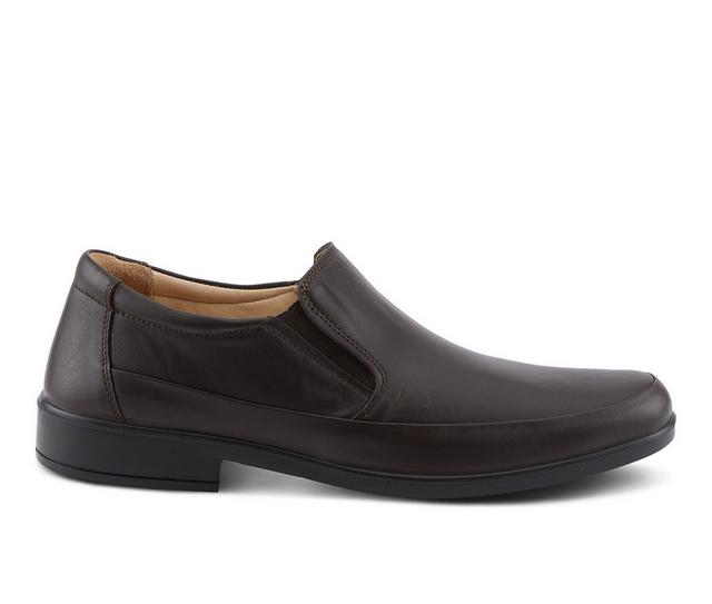 Men's SPRING STEP Felix Casual Loafers in Dark Brown color