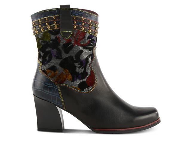 Women's L'Artiste Happytime Booties in Black Multi color