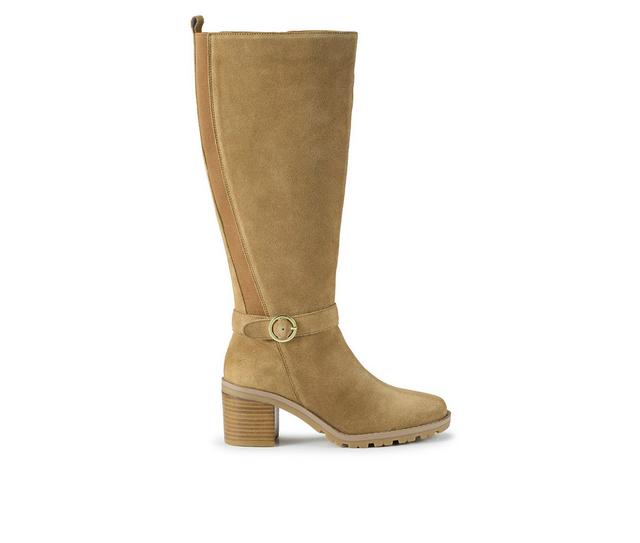 Women's Baretraps Della Knee High Boots in Cognac Suede color