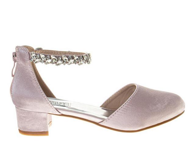 Girls' Badgley Mischka Little & Big Kid Amy Dress Pumps in Pink Satin color