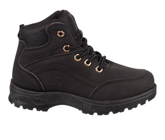 Boys' Beverly Hills Polo Club Little Kid Russ Hiker Boots in black color