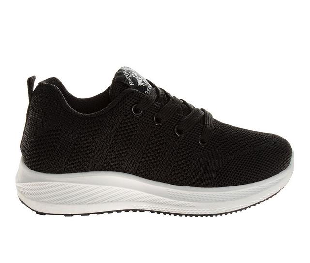 Boys' Beverly Hills Polo Club Little Kid Louis Lace Up Sneakers in Black color