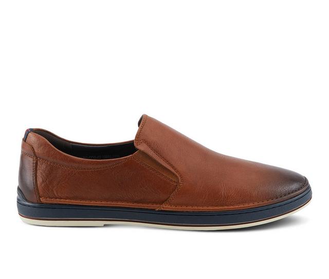 Men's SPRING STEP Lugano Casual Loafers in Cognac color