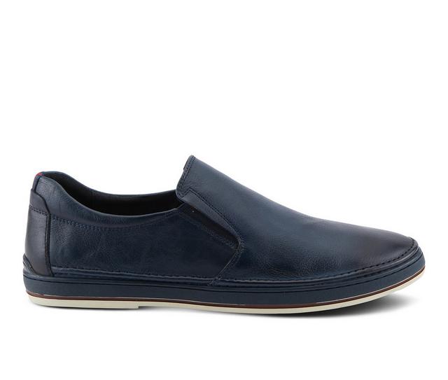 Men's SPRING STEP Lugano Casual Loafers in Navy color