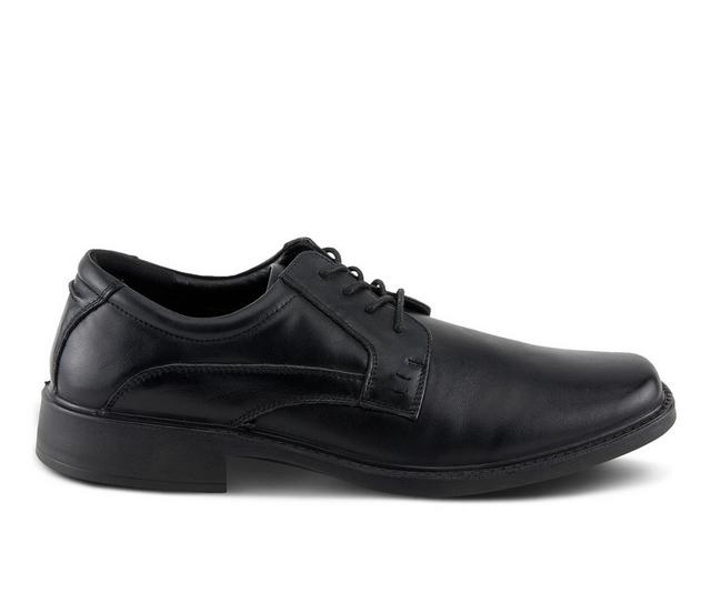 Men's SPRING STEP Matt Oxfords in Black color