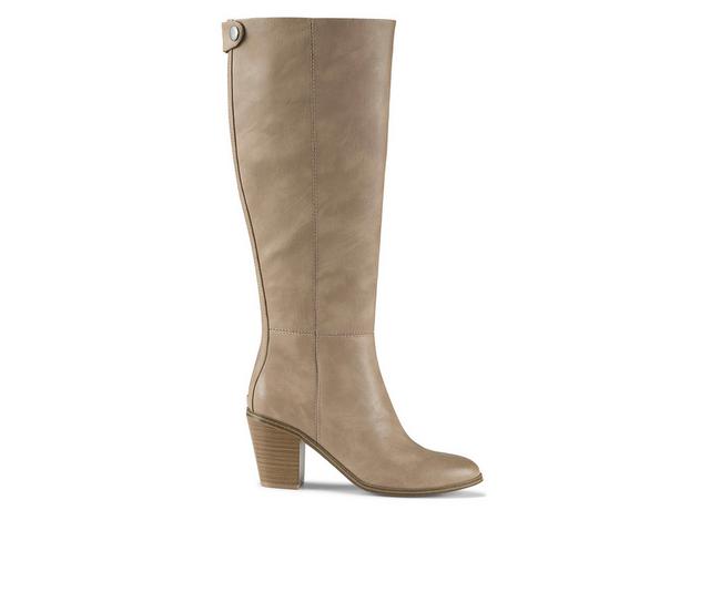 Women's Baretraps Kiara Knee High Boots in Light Mushroom color