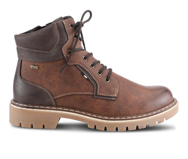 Men's SPRING STEP Oliver Hiking Boots in Brown color