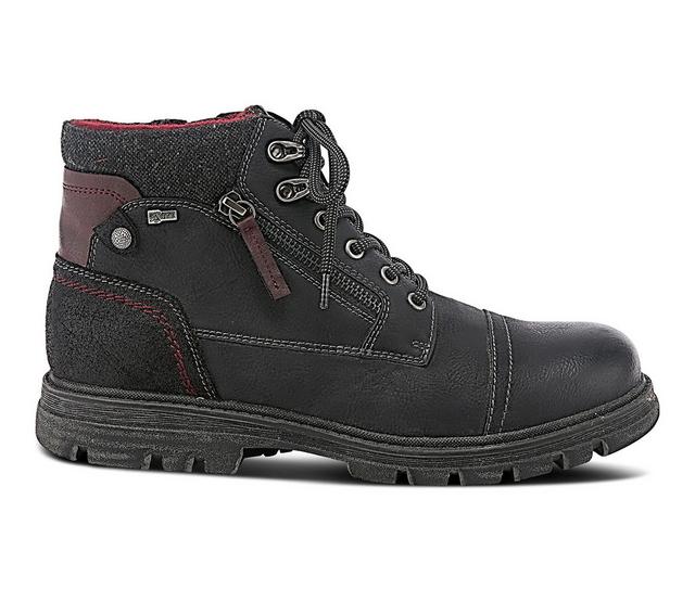 Men's SPRING STEP Sullivan Hiking Boots in Black color