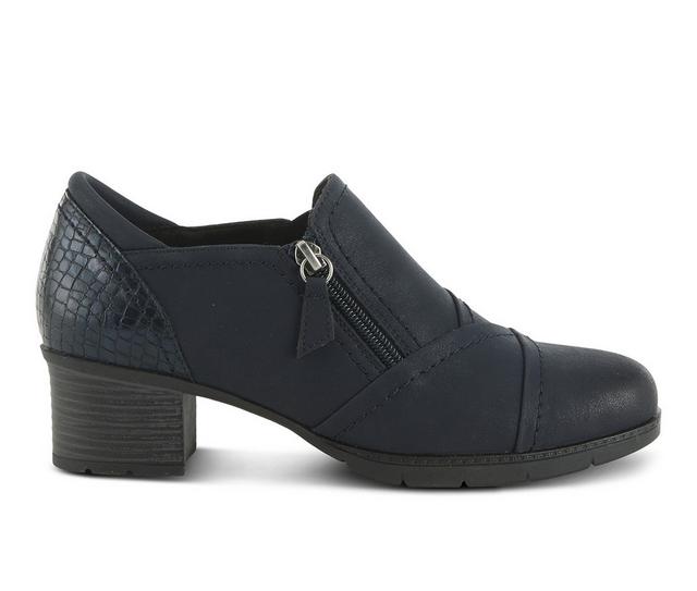 Women's SPRING STEP Ellena Booties in Navy color