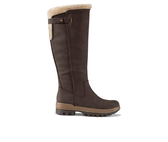 Women's Baretraps Nettie Cold Weather Boots in Dark Brown color