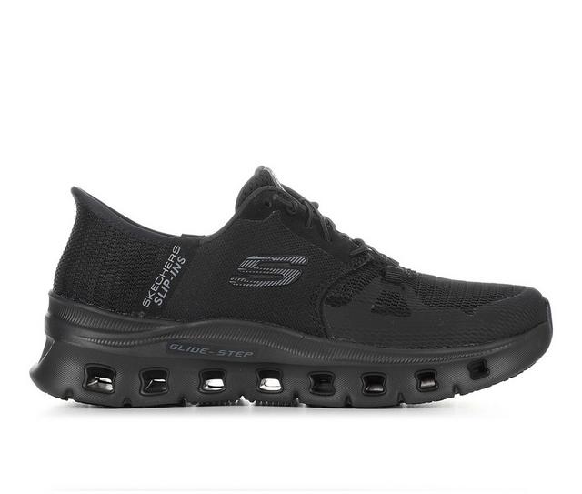 Men's Skechers Work 108261 Glide Step Pro SR Slip Resistant Shoes in Black color