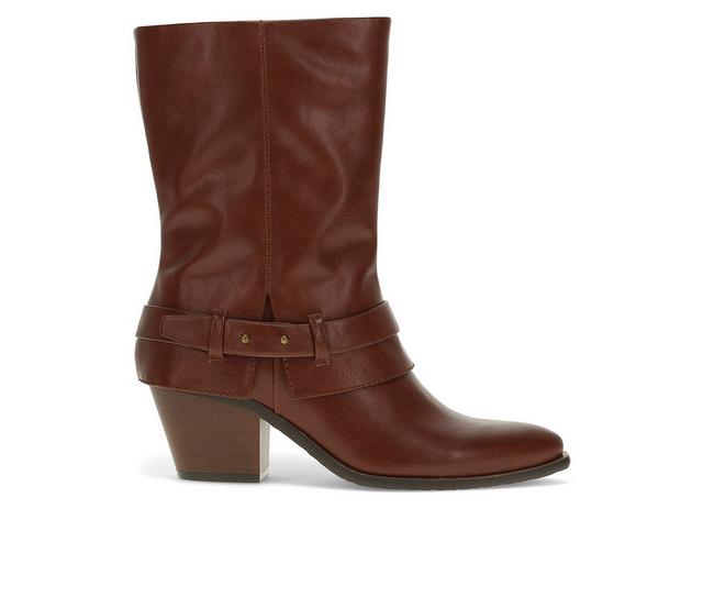 Women's Baretraps Yamura Booties in Mahogany color