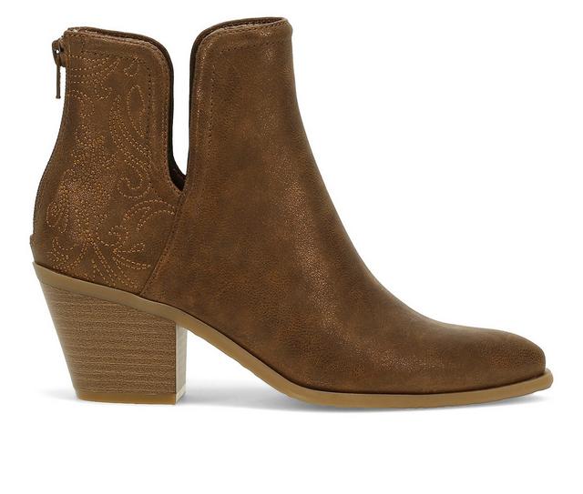 Women's Baretraps Yara Booties in Bronze color