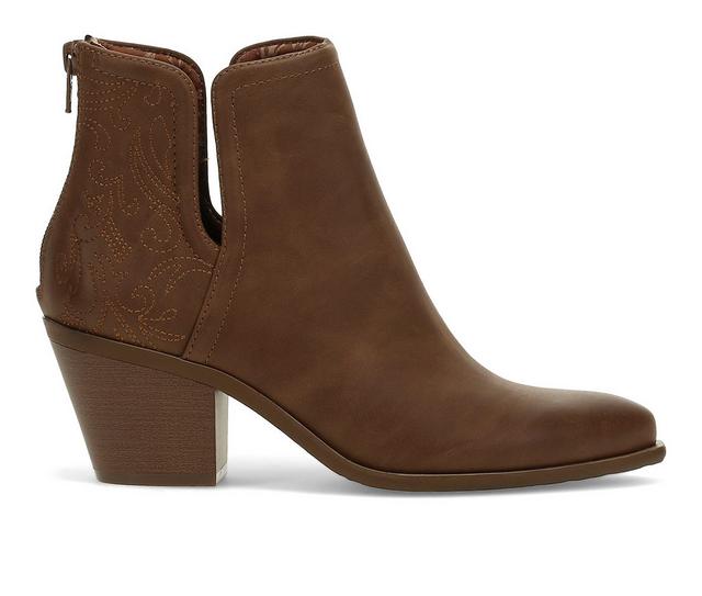 Women's Baretraps Yara Booties in Coffee color