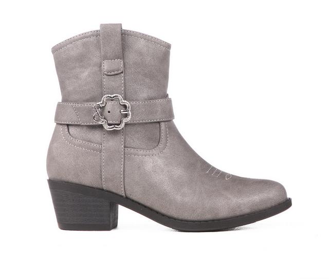 Girls' Sam & Libby Little Kid & Big Kid Westie Carla Cowboy Boots in Grey color