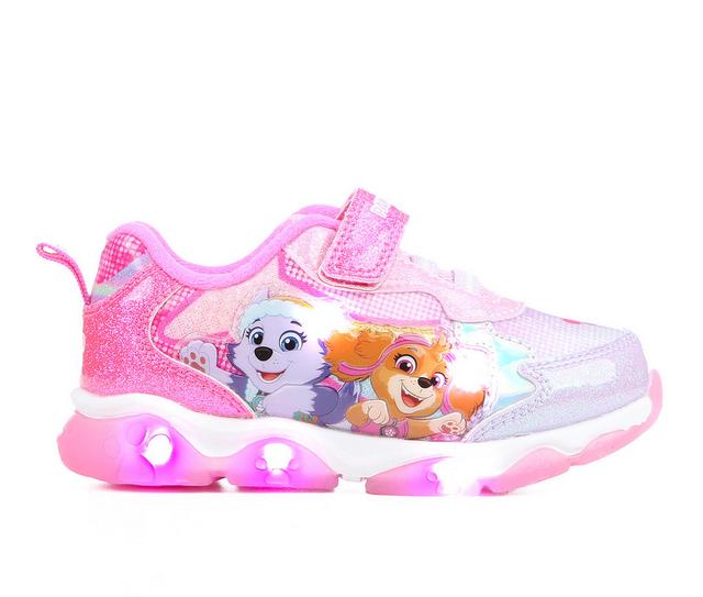 Girls' Nickelodeon Little Kid & Big Kid Paw Patrol 21 Light-Up Sneakers in Pink color