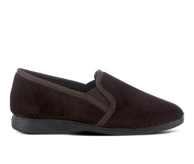 SPRING STEP Men's Adam Slipper in Brown color