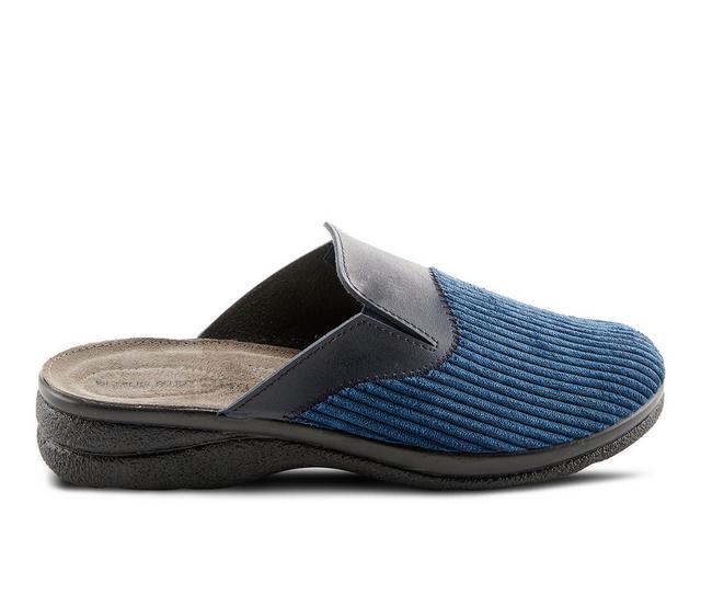 SPRING STEP Men's Arnie Slippers in Navy color