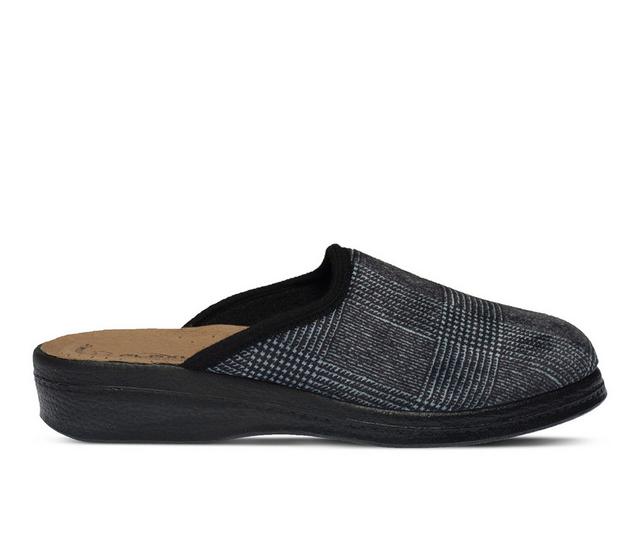 SPRING STEP Men's Linizio Slippers in Black color