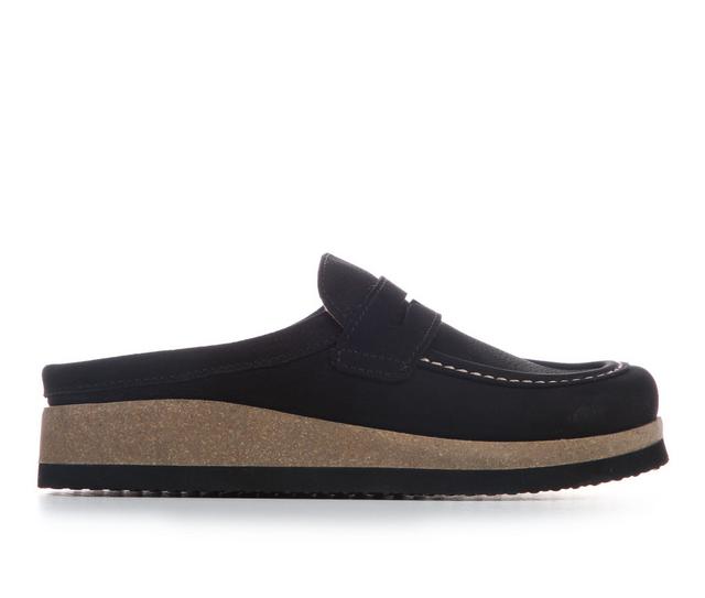 Women's White Mountain Brinlee Clogs in Black Pebble color