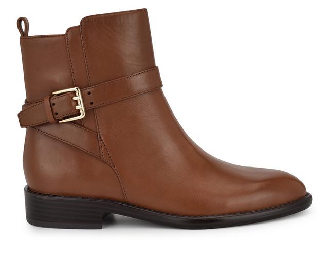 Women's Nine West Hoken Booties in Brown color