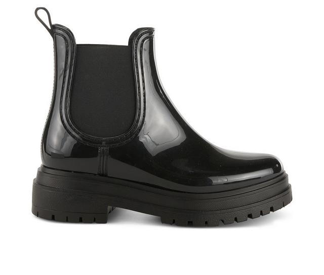 Women's SPRING STEP Reva Rain Boots in Black color