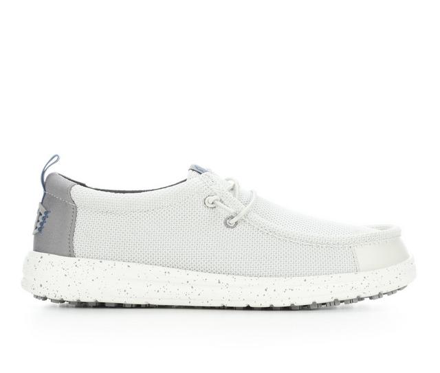 Men's HEYDUDE Wally Work CE Safety Shoes in DAWN BLUE/MULTI color