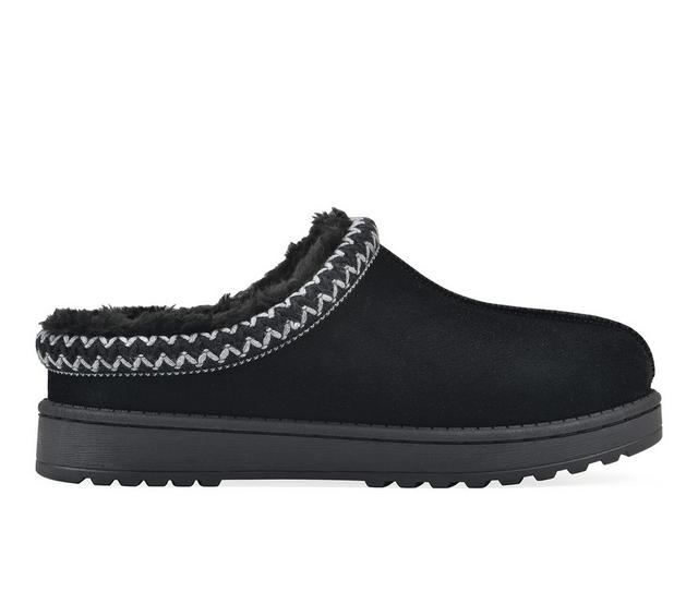 Women's White Mountain Icebin Winter Clogs in Black color