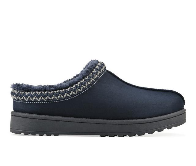 Women's White Mountain Icebin Winter Clogs in Navy color