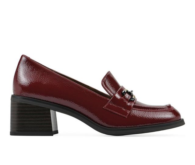 Women's White Mountain Nacho Dress Loafers in Cordovan color