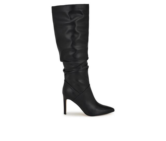 Women's Nine West Perino Knee High Boots in Black color