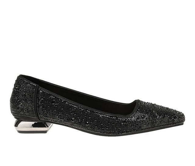 Women's Lady Couture Fever Pumps in Black Glitter color