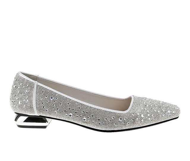 Women's Lady Couture Fever Pumps in Silver Glitter color