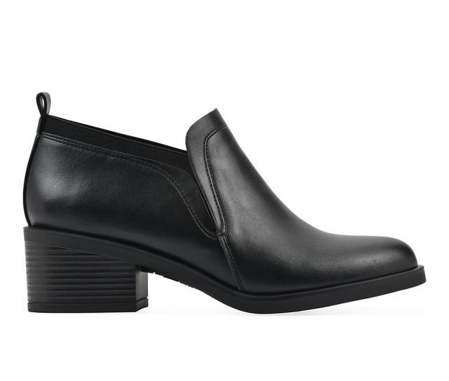 Women's White Mountain Culvert Booties in Black color