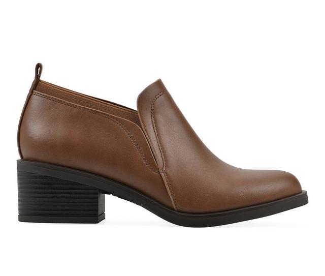 Women's White Mountain Culvert Booties in Chestnut color