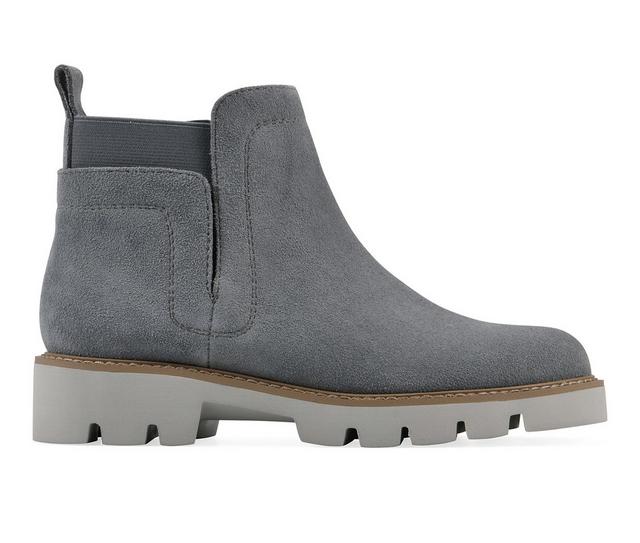 Women's White Mountain Glassie Chelsea Boots in Blue Raspbery color