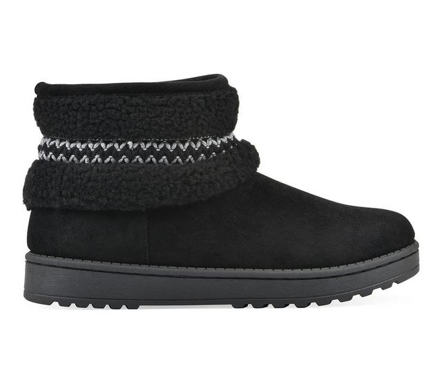 Women's White Mountain Icons Winter Boots in Black color