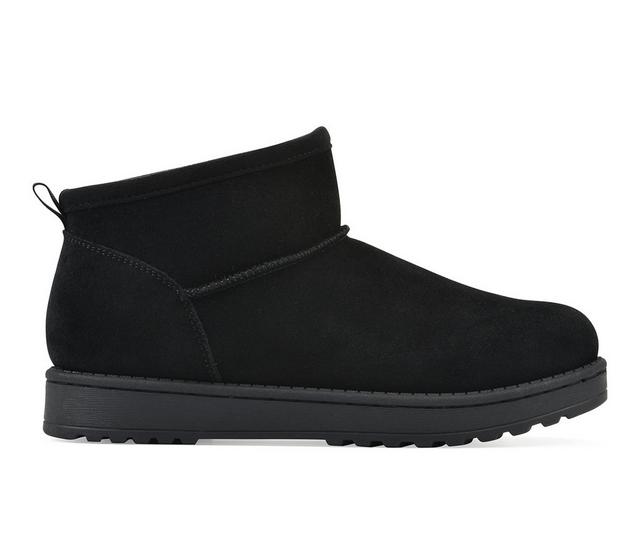 Women's White Mountain Inspo Winter Booties in Black color