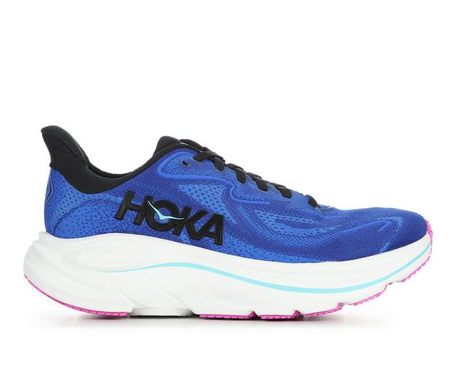 Women's Hoka Clifton 10 Running Shoes in Night Sky color