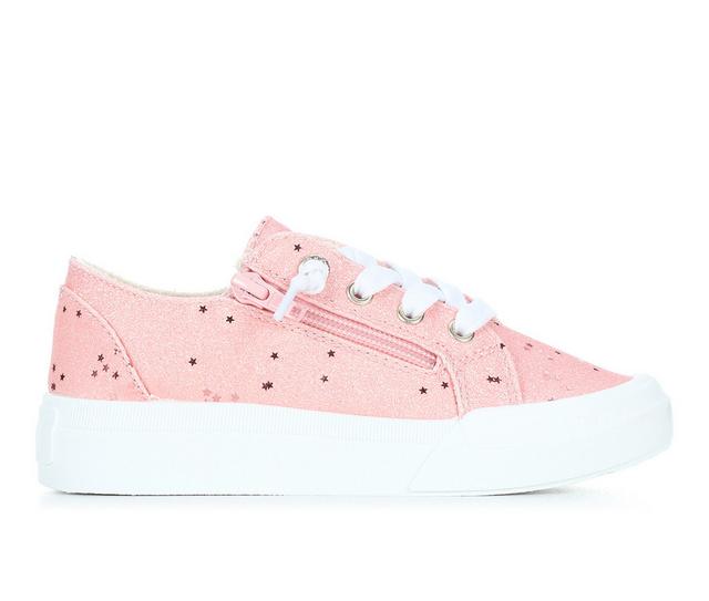 Girls' Roxy Little Kid & Big Kid RG Marina Zip Sneakers in Light Pink color