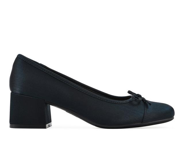 Women's White Mountain Lately Pumps in Midnight Blue color